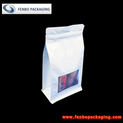 500gram flat bottom kraft paper pouch gusset bags-FBBBFPDA011 500gram flat bottom kraft paper pouch gusset bags-FBBBFPDA011