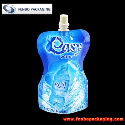 spout stand up doypack plastic pouches 250 g water company-FBYXZLA083