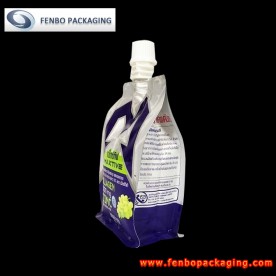 300gram juice packaging flat bottom spout pouches thailand manufacturers-FBQEBA037