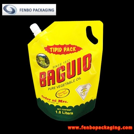 4 lb oil spout standing up bag pouches food company-FBYXXZA106