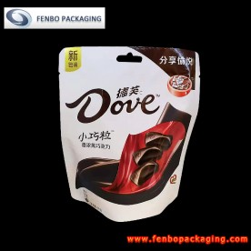 54gram(6x9) foil standing up pouches chocolate company-FBRFZLA025
