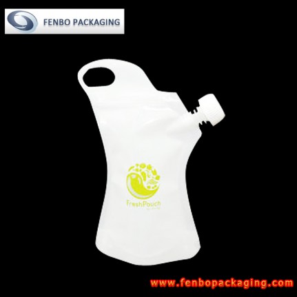 200gram plastic stand up bags pouch with side spout and handle wholesale-FBYXXZA014