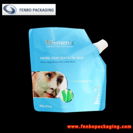 250gram aluminum spouted stand up doypack pouch cosmetics suppliers-FBXZZLA109