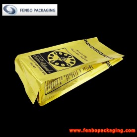 250gram center quad seal coffee bags with gusset-FBFQDA035