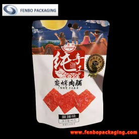supplier for 80gram food grade stand up barrier bags pouches for jerky-FBRFZLA027B