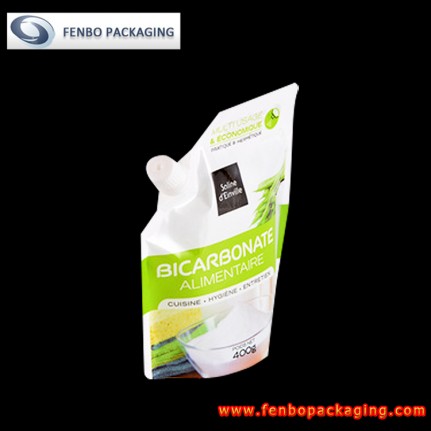 400gram customized plastic stand up pouches with corner spout wholesale-FBXZZLA113 400gram customized plastic stand up pouches with corner spout wholesale-FBXZZLA113