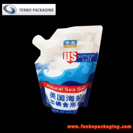 454gram plastic spout stand up doy packs premade pouches bag company-FBXZZLA114