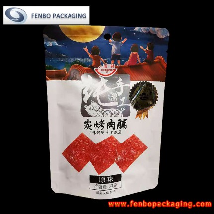 80gram matte finish stand up pouches for jerky manufacturers in china-FBRFZLA027D