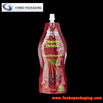 250ml stand up drink pouch bags with spout for bottles shape-FBYXZLA091 250ml stand up drink pouch bags with spout for bottles shape-FBYXZLA091