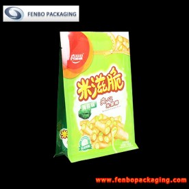 260gram flat bottom stand up food pouch bags with side gusset-FBBBFPDA026