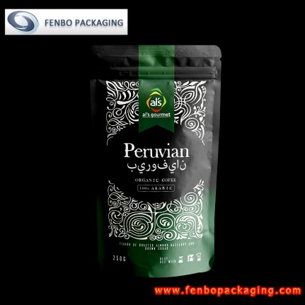 standing up coffee zip lock doy pack bag 250 gr-FBLLZLA028 standing up coffee zip lock doy pack bag 250 gr-FBLLZLA028