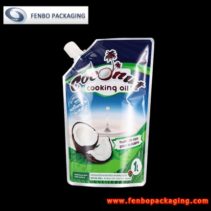 aluminum spout doypack stand up pouches bags 1l oil wholesale-FBYXXZA118