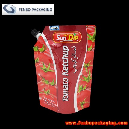 1 kg spout doypack stand up pouches tomato ketchup manufacturer-FBXZZLA119