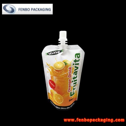 200ml packaging heat seal spout bags juice-FBTBZLA155 200ml packaging heat seal spout bags juice-FBTBZLA155
