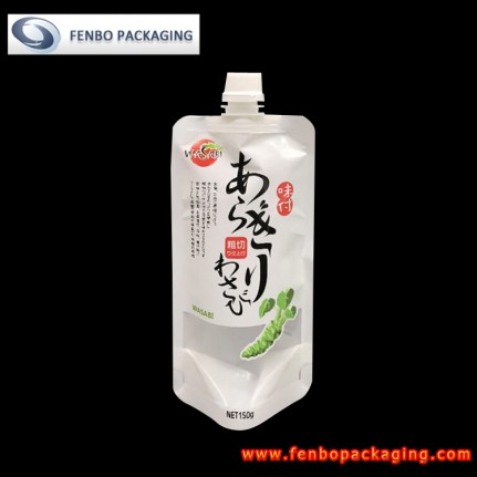 150gram plastic spout pouches with cap packaging supplier-FBTBZLA158  150gram plastic spout pouches with cap packaging supplier-FBTBZLA158