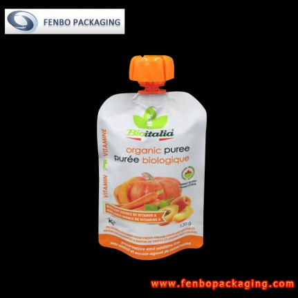 120gram spouted organic pouch baby food-FBTBZLA159
