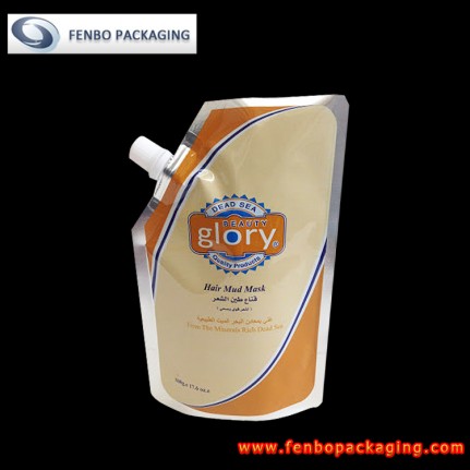 300gram cosmetic spout stand up doy pack bag with cap peru company-FBXZZLA120