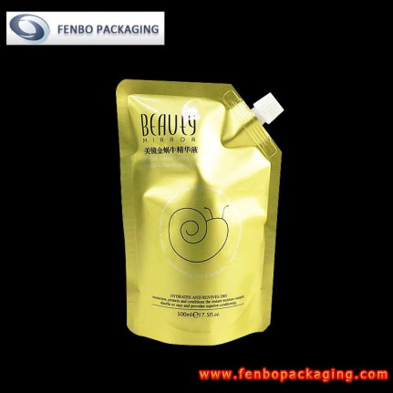 500ml liquid stand up packaging pouches with nozzle-FBXZZLA126 500ml liquid stand up packaging pouches with nozzle-FBXZZLA126