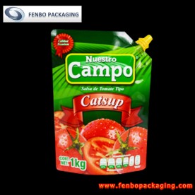 tomato ketchup spout doypack pouch 1kg manufacturers-FBYXXZA129