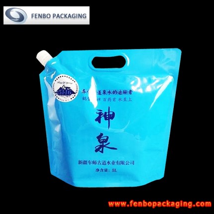 5000ml spout stand up pouch water packaging bags-FBYXXZA136