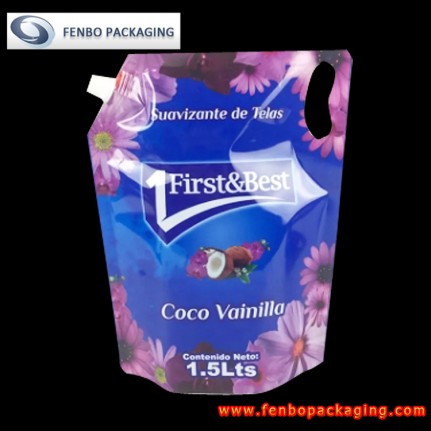1.5 liter plastic spouted pouches with caps-FBYXXZA150 1.5 liter plastic spouted pouches with caps-FBYXXZA150