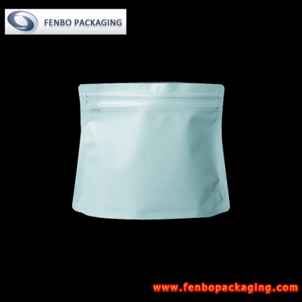300gram stand up white zip coffee bags-FBLLZLA037 300gram stand up white zip coffee bags-FBLLZLA037