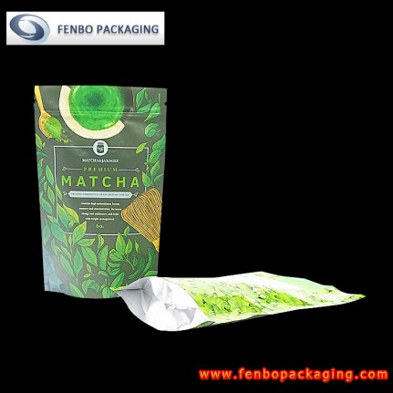 60gram zip lock zipper silver stand up pouches tea packaging-FBLLZLA056 60gram zip lock zipper silver stand up pouches tea packaging-FBLLZLA056