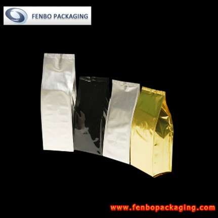 quad seal coffee packaging bags | side gusset coffee packaging-FBFQD031