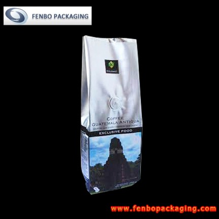 500gram side gusseted vacuum bags with valve-FBFQDA047 500gram side gusseted vacuum bags with valve-FBFQDA047