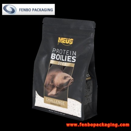 500gram clear quad seal plastic bags with flat bottom side gusset-FBBBFPDA043 500gram clear quad seal plastic bags with flat bottom side gusset-FBBBFPDA043