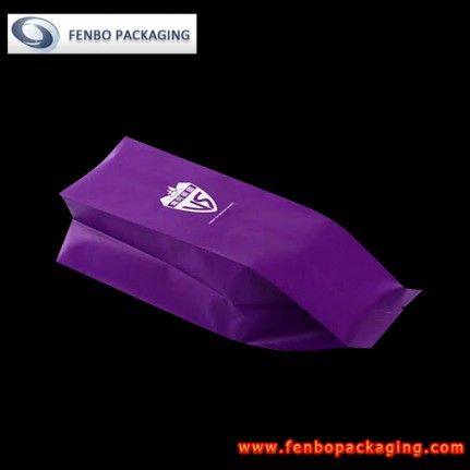 300gram foil quad seal gusset coffee bag pouches supplier-FBFQDA065 300gram foil quad seal gusset coffee bag pouches supplier-FBFQDA065
