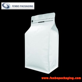 650gram zipper flat bottom gusset pouches/gusset coffee bags with valve-FBBBFPDA051