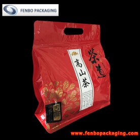 350gram quad seal zipper bottom foil gusset bag-FBBBFPDA053