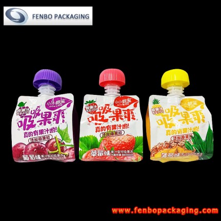 aluminium quad seal pouch with spout packaging-FBQEB039 aluminium quad seal pouch with spout packaging-FBQEB039