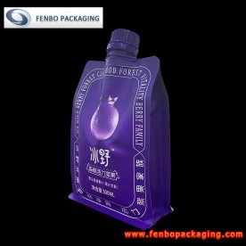 300ml juice flexible packaging spout pouches bags-FBQEBA057