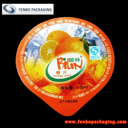 70 micron peelable die cut juice cups foil lids-FBLBDPA048  70 micron peelable die cut juice cups foil lids-FBLBDPA048