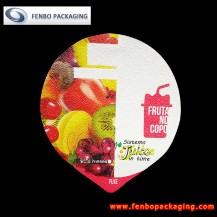 70 micron fruit juice plastic cups aluminum foil lid manufacturers-FBLBDPA088