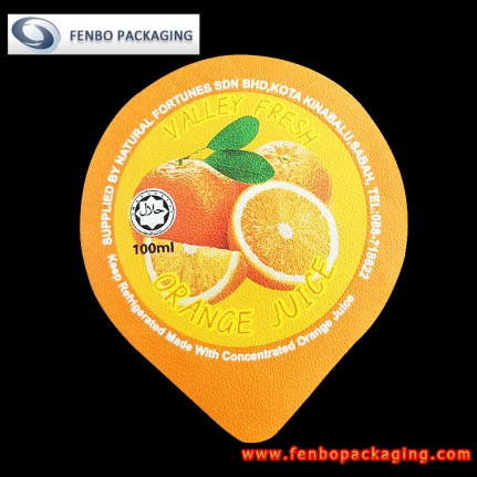 70 micron fruit orange juice aluminum foil plastic cup lids-FBLBDPA087 70 micron fruit orange juice aluminum foil plastic cup lids-FBLBDPA087