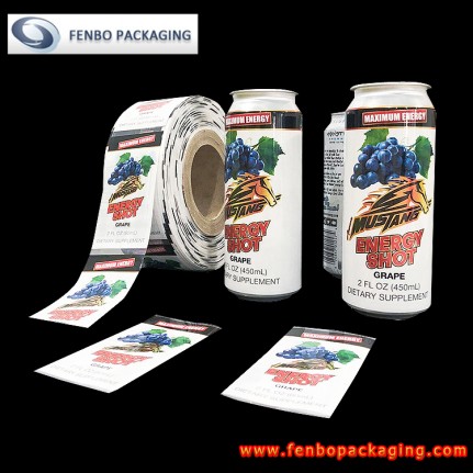 PET shrink sleeves for aluminum cans energy drink packaging-FBSSB106 PET shrink sleeves for aluminum cans energy drink packaging-FBSSB106