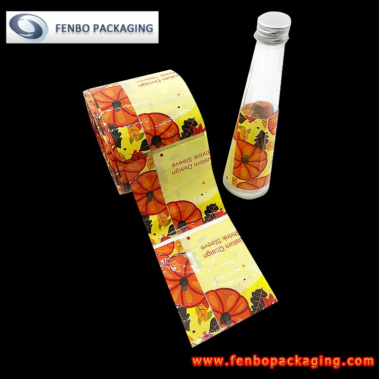50micron ops printable heat shrink wrap glass bottle labels