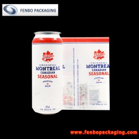 40micron aluminum beer can shrink sleeve-FBSSBA284