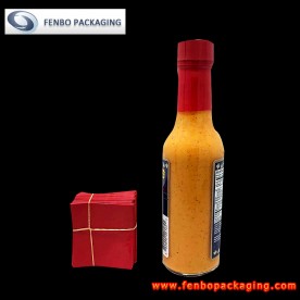 40micron tamper evident hot sauce bottle top shrink sleeve seals bands security safety-FBSSBA288  40micron tamper evident hot sauce bottle top shrink sleeve seals bands security safety-FBSSBA288