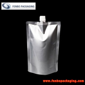 500ml aluminium empty spouted stand up doypack pouches for sale-FBTBZLA166