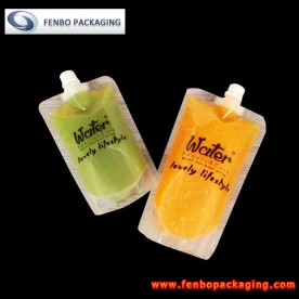 customized printed plastic fruit juice packaging pouches bag with spout-FBTBZL110