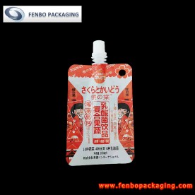 100ml energy drink spouted stand up pouch factory-FBTBZLA180