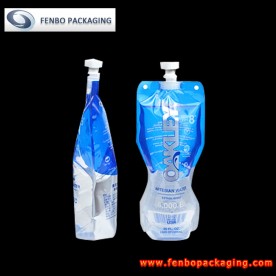 497ml customized printing drinking water stand up pouch bag with spout-FBYXZLA114