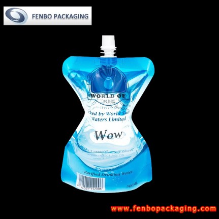 500ml plastic transparent spout pouches with cap for mineral water-FBYXZLA117 500ml plastic transparent spout pouches with cap for mineral water-FBYXZLA117
