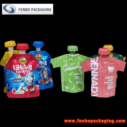 custom design plastic stand up pouches liquid snack food packaging with spout-FBYXZL118 custom design plastic stand up pouches liquid snack food packaging with spout-FBYXZL118
