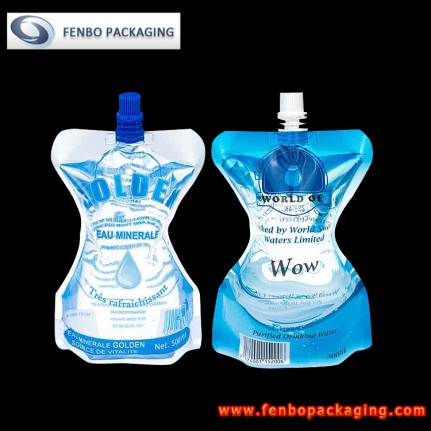 mineral water packaging plastic spout stand up pouch with cap and lid-FBYXZL112 mineral water packaging plastic spout stand up pouch with cap and lid-FBYXZL112