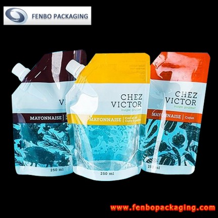 corner spouted stand up pouch canada for mayonnaise packaging-FBXZZL105 corner spouted stand up pouch canada for mayonnaise packaging-FBXZZL105